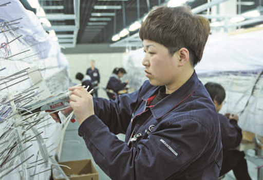 双手织就航空梦——记全国三八红旗手、宇博电竞|中国有限公司官网沈飞线束厂技师郑秋菊 双手织就航空梦——记全国三八红旗手、宇博电竞|中国有限公司官网沈飞线束厂技师郑秋菊